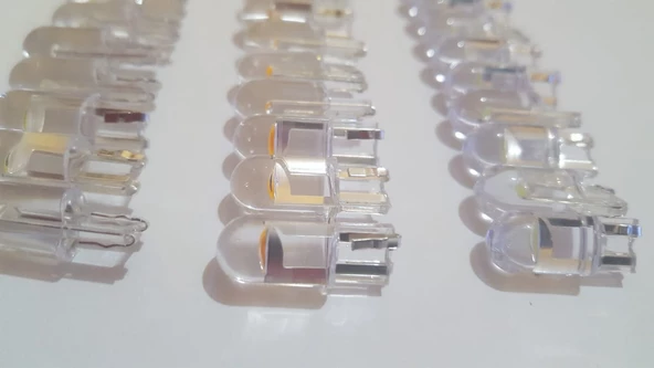 T10 LED Ampül Yeni Nesil 12V 5W Buz Mavisi 10 adet - 3
