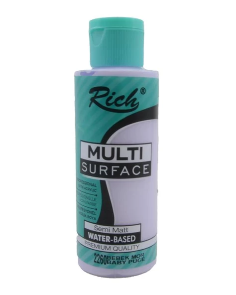 Rich Multi Surface Akrilik Boya Bebek Mor 120cc