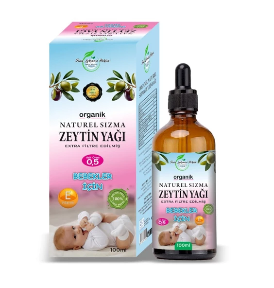 SİNA LOKMAN HEKİM BEBEK ZEYTİNYAGI ORGANİK %100 SAF DOĞAL 100 ML.