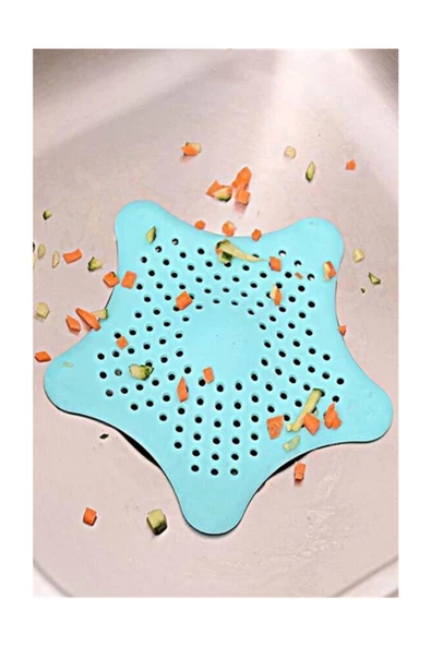 Rose Yıldız Lavabo Süzgeç  Lavabo Küvet Süzgeci 16 Cm - 3