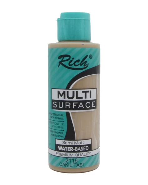 Rich Multi Surface Akrilik Boya Çakıl Taşı 120cc