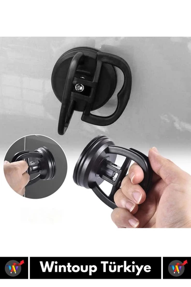 Özel Üretim Yüksek Kaliteli 10 Kg Çekiş Güçlü Oto Araç Otomobil Göçük Düzeltici 5.5 Cm Mini Vantuz - 5
