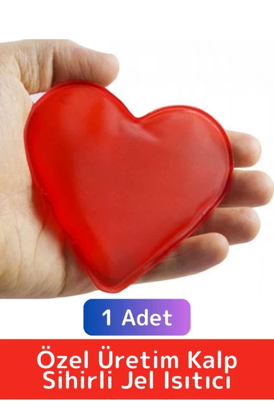 Özel Üretim Kalp Şeklinde El Isıtıcısı Kamp Gündelik Kullanım Sihirli Jel Isıtıcı Cep Sobası 1 Adet