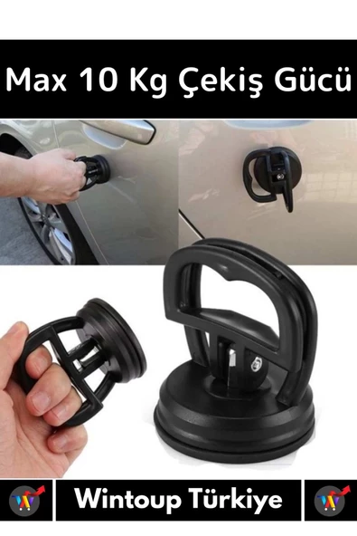 Özel Üretim Yüksek Kaliteli 10 Kg Çekiş Güçlü Oto Araç Otomobil Göçük Düzeltici 5.5 Cm Mini Vantuz - 2