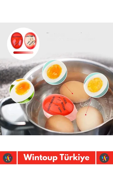 Özel Yüksek Kaliteli Yanmaz Erimez 3 Farklı Zamanlayıcılı Yumurta Pişirme Derecesi Aparatı Egg Timer - 3