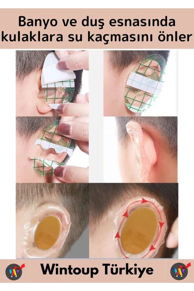 Özel Görünmez Ultra İnce Nefes Alabilir Su Geçirmez Ayakkabı Topuk Parmak Vurma Önleyici Bant 50'li - 3