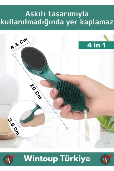 Premium Seri Yüksek Kaliteli Ayak Topuk Bakım 4 in 1 Multifonksiyonel Ayak Topuk Bakım Aleti Törpü - 5