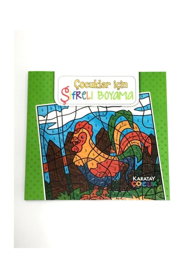 4E Boyama Kitabı Çocuklar İçin Şifreli Mandala Karatay