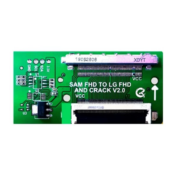 LCD PANEL FLEXİ REPAİR KART HD FPC TO LVDS SAM FHD İN TO LG FHD OUT QK0812B (4619)