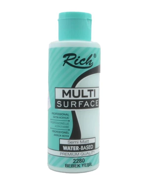 Rich Multi Surface Akrilik Boya Bebek Yeşil 120cc
