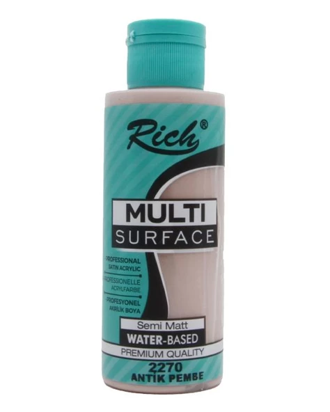 Rich Multi Surface Akrilik Boya Antik Pembe 120cc