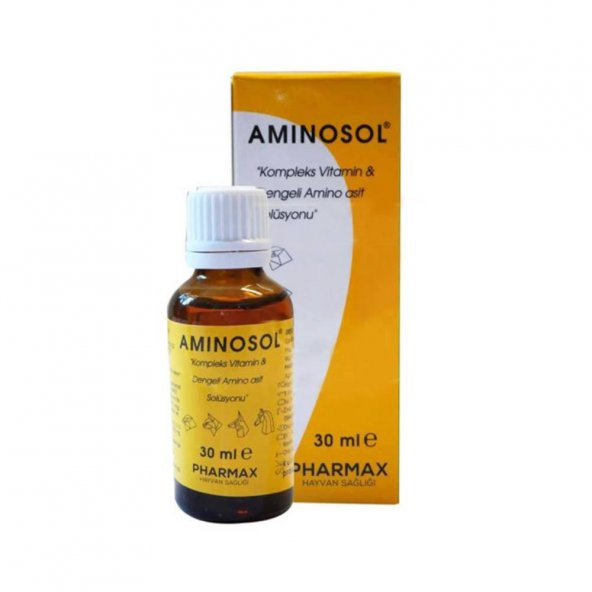 Pharmax Aminosol Köpek Vitamin ve Aminoasit Solüsyonu 30 ml