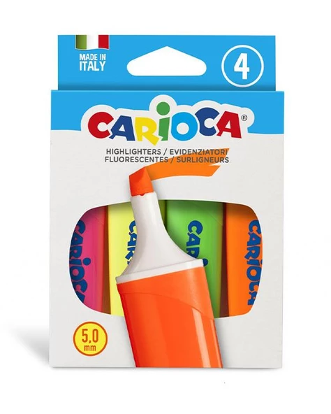 Carioca 4lü Fosforlu Kalem Seti