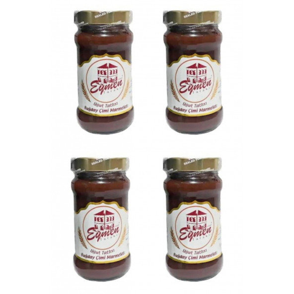 Buğday Çimi Marmelatı(uğut tatlısı,sümelek)360 gr. 4 kavanoz