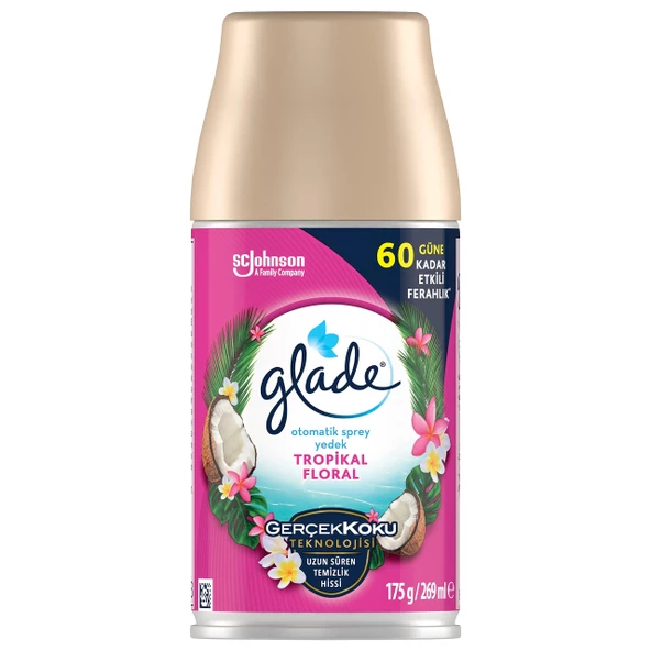 Glade Otomatik Makine Yedek Sprey Tropikal Floral 269 ml