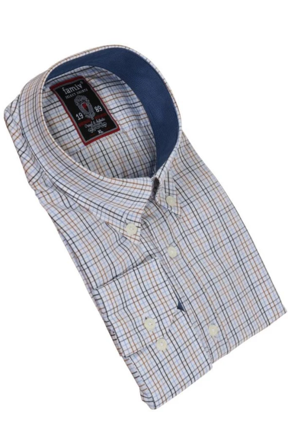 Erkek Gömlek Dar Kesim Mevsimlik RAR00721 - 5