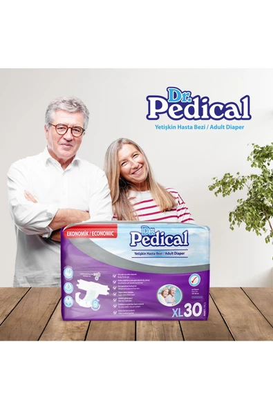 Dr. Pedical Belbantlı Ekstra Büyük Boy XL 30'lu 4 Adet Hasta Bezi - 4