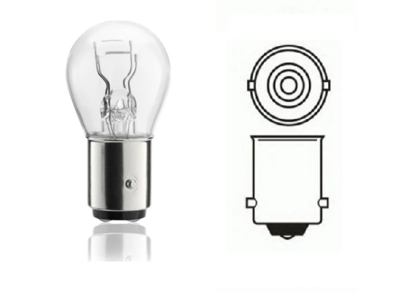 BOSCH 12V 93 AMPUL 21W (STOP,SİNYAL,GERİ VİTES,SİS AMPULÜ)