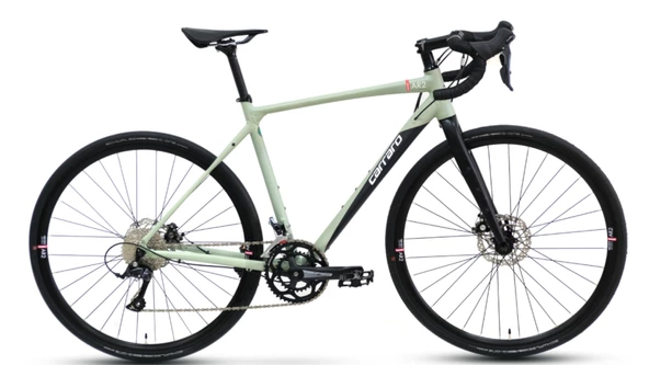 Carraro Gravel AR2 Sora 18 Vites MD Fren 28 Jant Gravel Bisiklet Ada Çayı Siyah Beyaz 55 Kadro