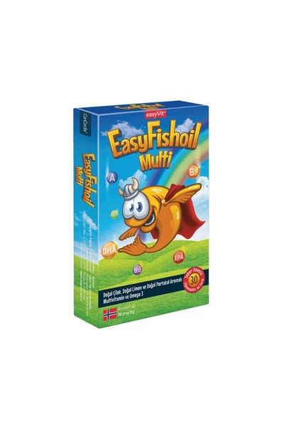 Easyfishoil Multi Balık Yağı Çiğnenebilir 30 Jel