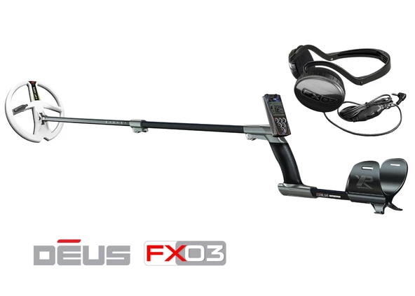 XP DEUS Metal Dedektör - Ana Kontrol Ünitesi FX03 Kulaklık 22 cm HF Başlık ile - 2