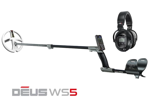 XP DEUS Metal Dedektör - Ana Kontrol Ünitesi WS5 Kablosuz Kulaklık 22cm HF Başlık ile - Resim 2