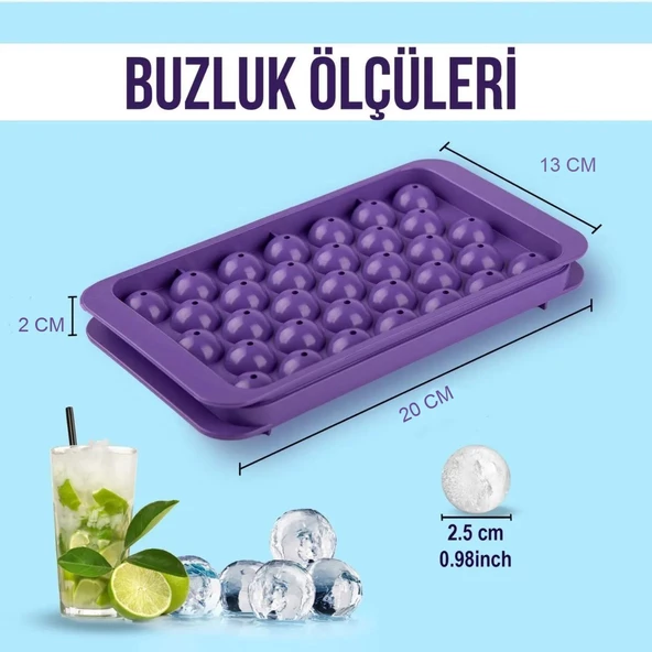 Gen-Of Küre Buz Kalıbı 33 Lü GKH - 2