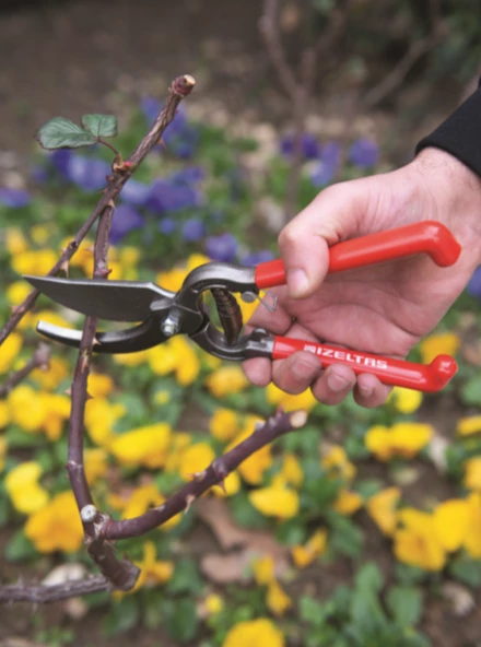 İzeltaş Bağ Makası Budama Makası Lüx PVC 230 MM 6710 - Resim 3