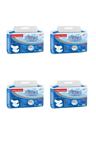 Dr. Pedical Belbantlı Orta Boy M 30'lu 4 Adet Hasta Bezi