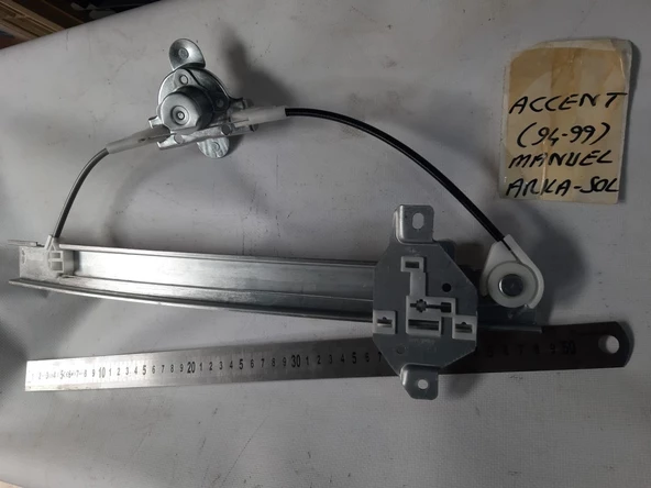 Hyundai Accent 1994-1999 yumurta kasa Arka kapı Cam Krikosu Sol mekanik manuel şöför tarafı yan sanayi 83401-22000 - 2