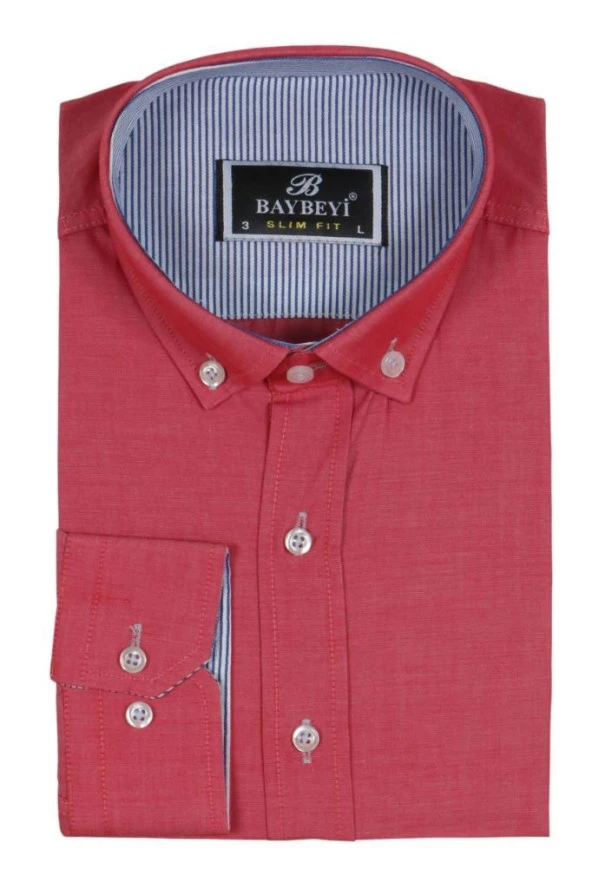 Erkek Gömlek Dar Kesim Mevsimlik RAR00714