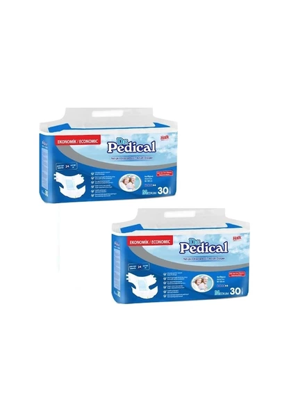 Dr. Pedical Belbantlı Orta Boy M 30'lu 2 Adet Hasta Bezi - 2