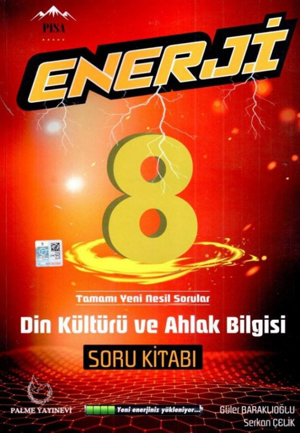 Palme Yayınevi 8.Sınıf Enerji Din Kültürü Soru Kitabı