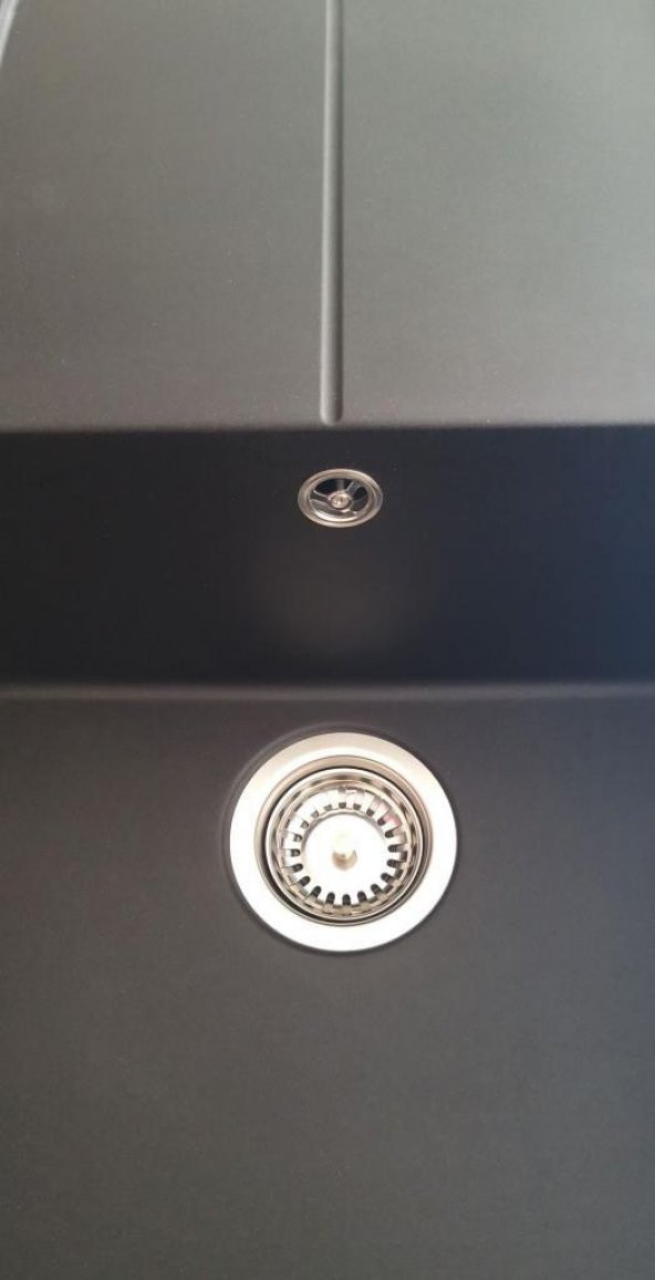 TEKDEKOR GRANİT EVYE SİFON TAKIMI  BÜYÜK GÖZ TAŞMALI - 2