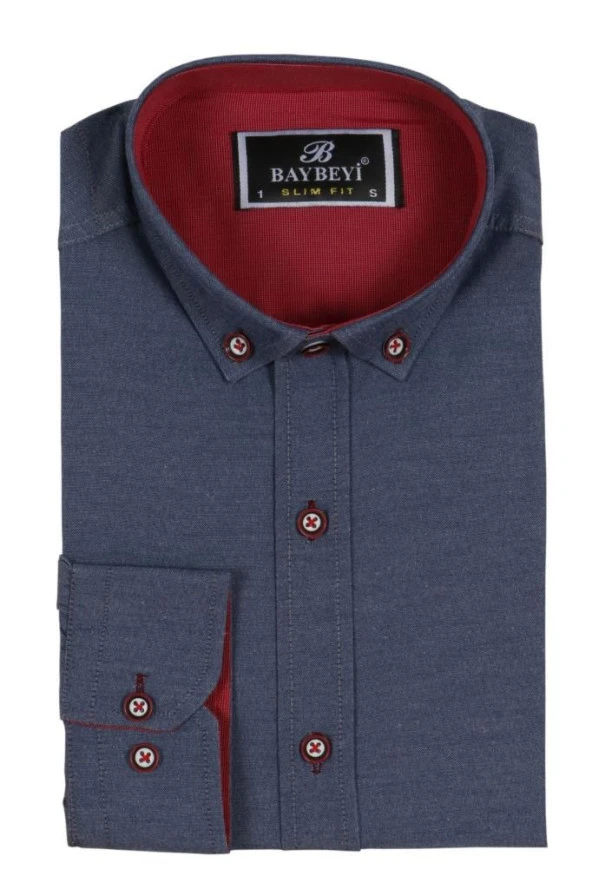 Erkek Gömlek Dar Kesim Mevsimlik RAR00712