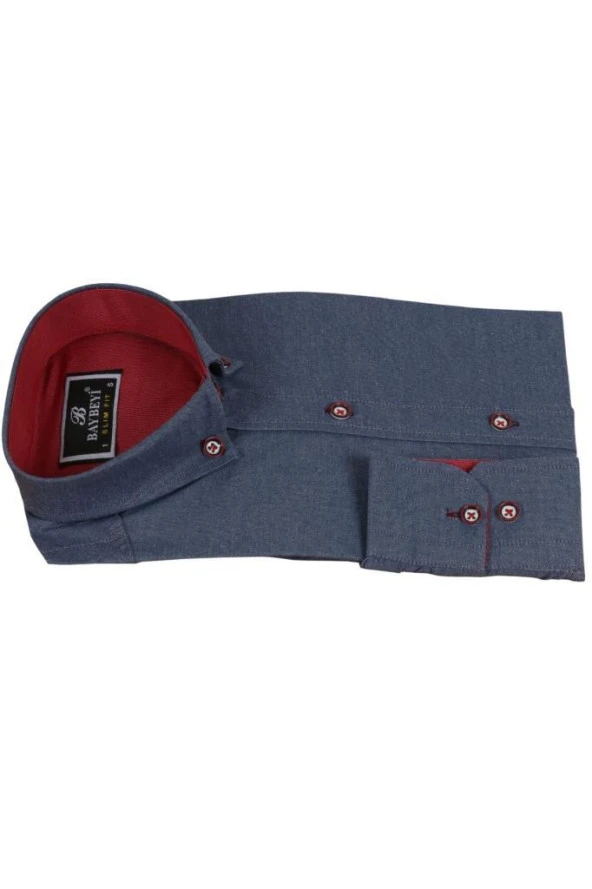 Erkek Gömlek Dar Kesim Mevsimlik RAR00712 - 5