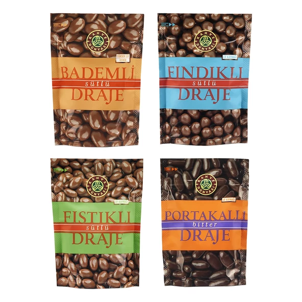 Kahve Dünyası Draje 60 gr 4 lü Karma Paket