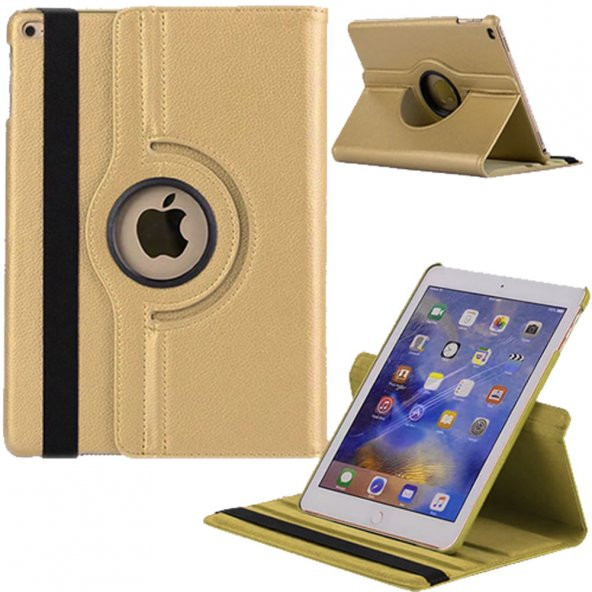 Apple Ipad Pro 5 ve 6 Nesil 9,7 inç Döner Standlı Tablet Kılıfı - 3