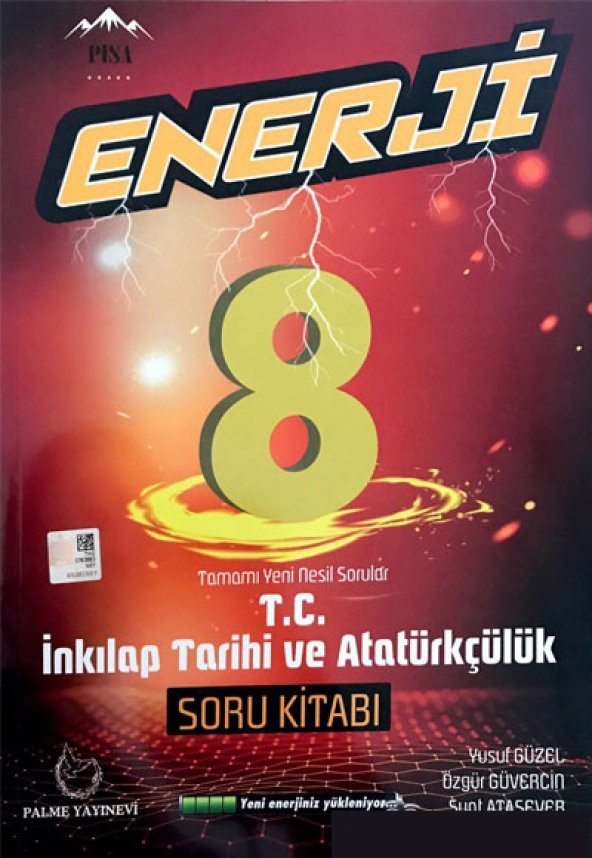 Palme Yayınevi 8.Sınıf Enerji İnkilap Tarihi Soru Kitabı