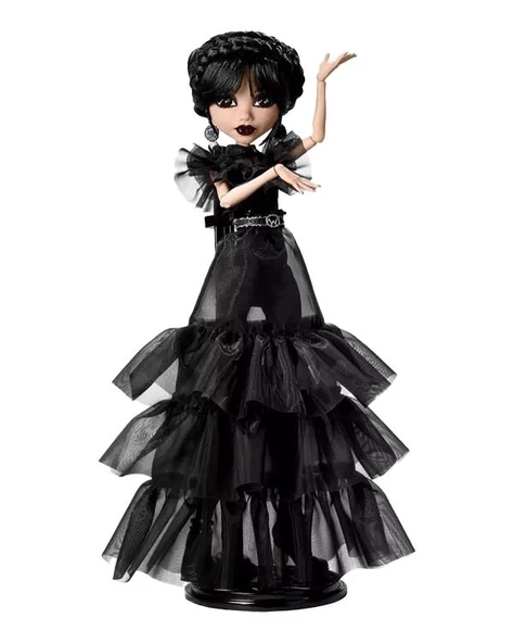 Monster High Wednesday Balo Elbiseli Bebek HXJ03 - Resim 3