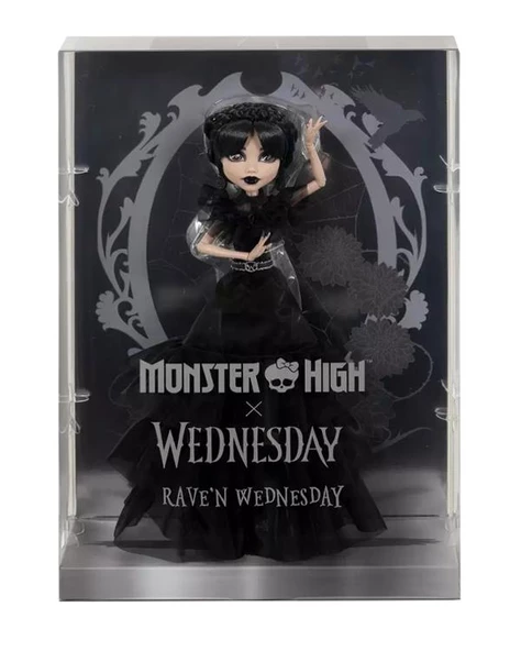 Monster High Wednesday Balo Elbiseli Bebek HXJ03