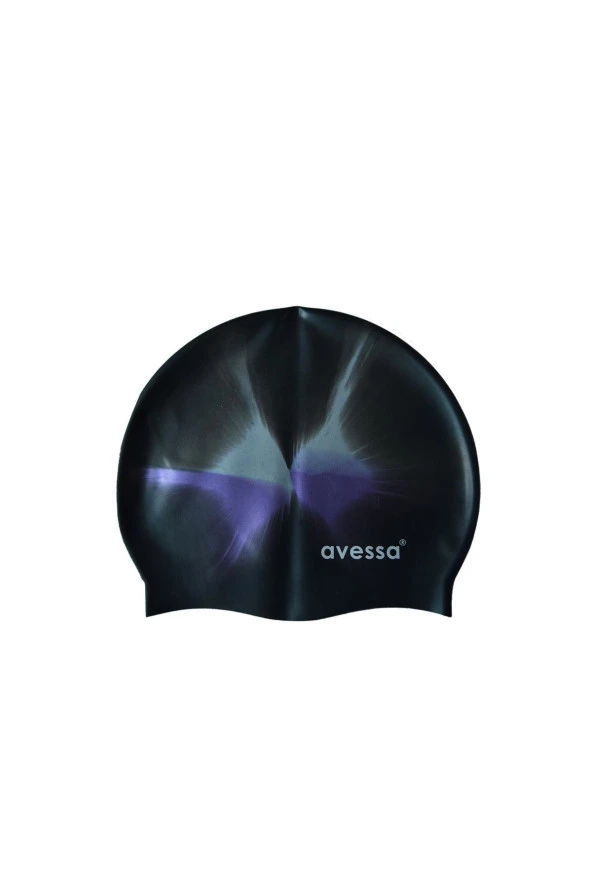 Avessa Gökkuşağı Silikon Bone Siyah-Gri MC805