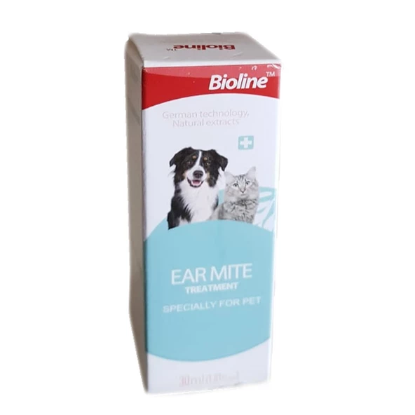 Bioline Kedi ve Köpek Kulak Temizleme Yağı 30ml ürün görseli