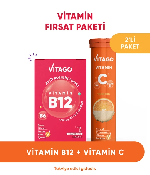 2li-Vitago B12+ Vitago Vitamin C