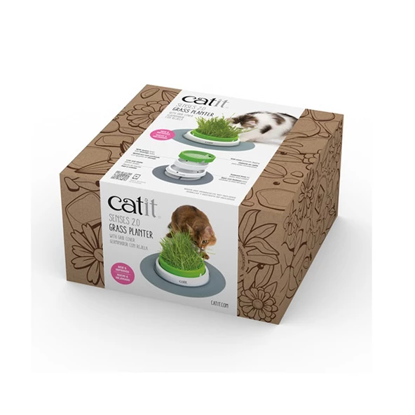 Catit Senses 2.0 Grass Planter Kedi Çimi Seti - Resim 2