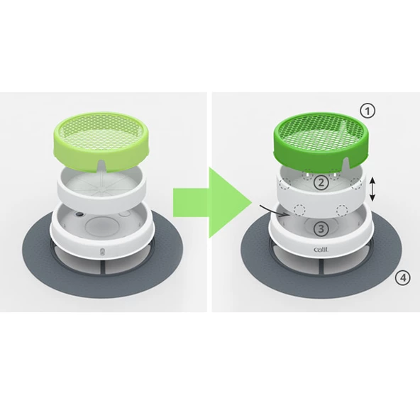 Catit Senses 2.0 Grass Planter Kedi Çimi Seti - Resim 4