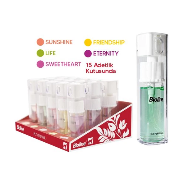 Bioine 5 Çeşit 3er Adet 10 Ml Parfüm Standı