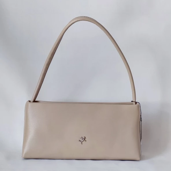 NS1403 Model Nas Bag Kum Renk Kadın Omuz Çantası