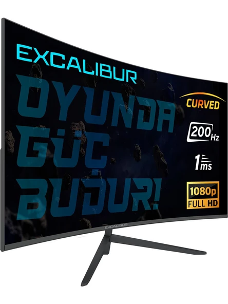 Casper Excalibur M.E27FHD-G 27" 1 ms Full HD Curved 200 Hz Oyuncu Monitörü