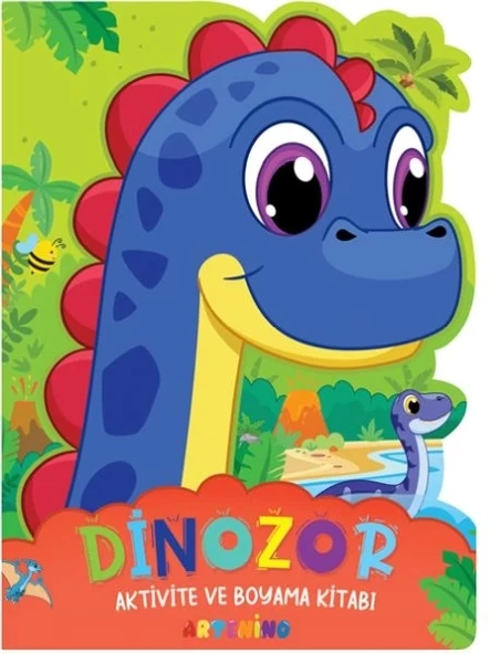 Dinozor - Aktivite ve Boyama Kitabı Serisi - 1